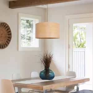Elegant Maple Ceiling Light, Scandinavian-Inspired Chandelier Lighting Decor