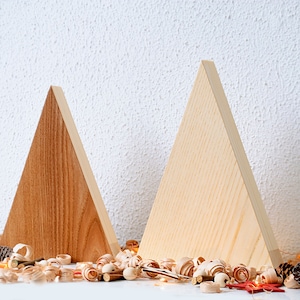 Wood Christmas tree, Set of 2 Rustic decor wooden Christmas tree, Farmhouse Christmas Mini Christmas tree