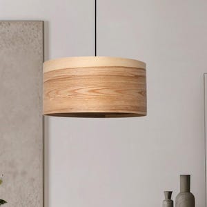 Olive Wood Pendant Lighting For Dining Room, Organic Wood Lamp For Scandinavian Decor, Stylish Pendant Lamp For Handcrafted Home Decor