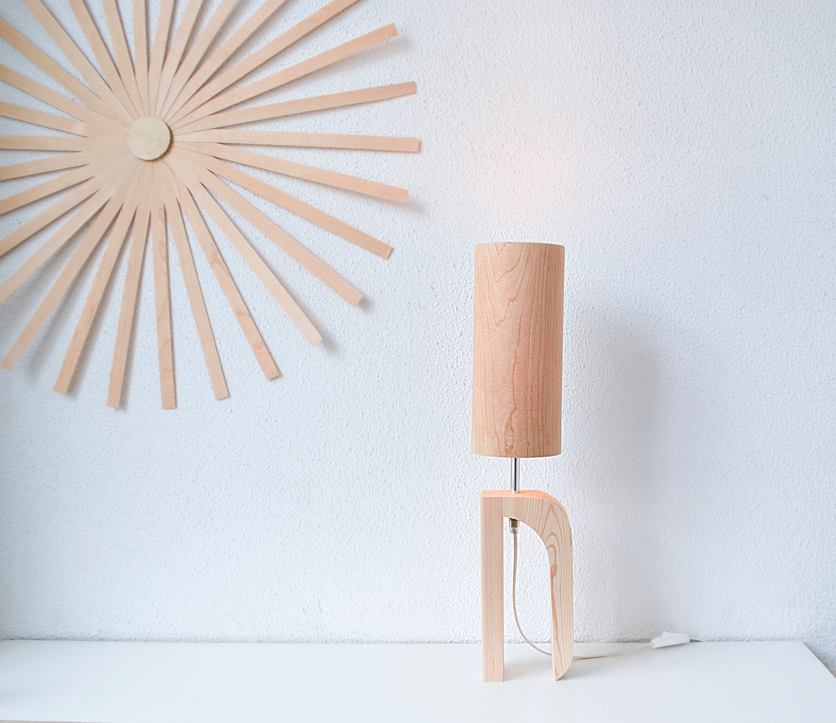 lampe De Table En Bois,