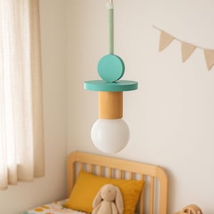 Whimsical Pendant Light for Nursery Decor, Adorable Lamp Shade for Baby Room Decor