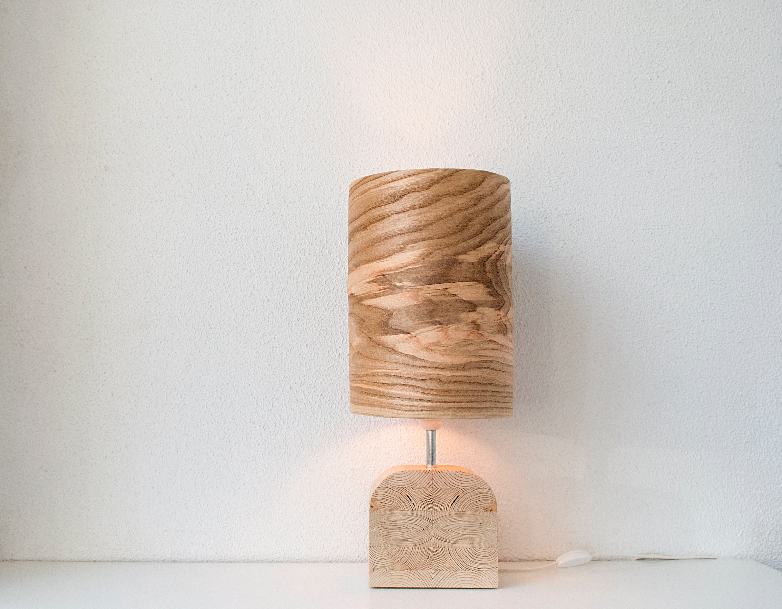 lampe De Table En Bois,