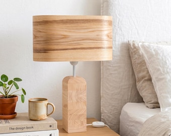 Olive Modern Table Lamp, Scandinavian Bedside & Nightstand Reading Lamp