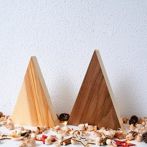 Wood Christmas tree, Set of 2 Rustic decor wooden Christmas tree, Farmhouse Christmas Mini Christmas tree