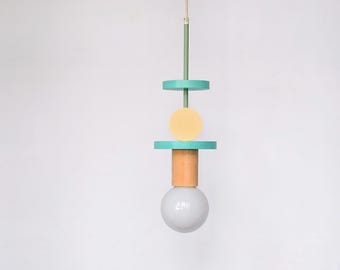 Lámpara colgante moderna para habitación de bebé, lámpara colgante para habitación infantil, regalo para baby shower