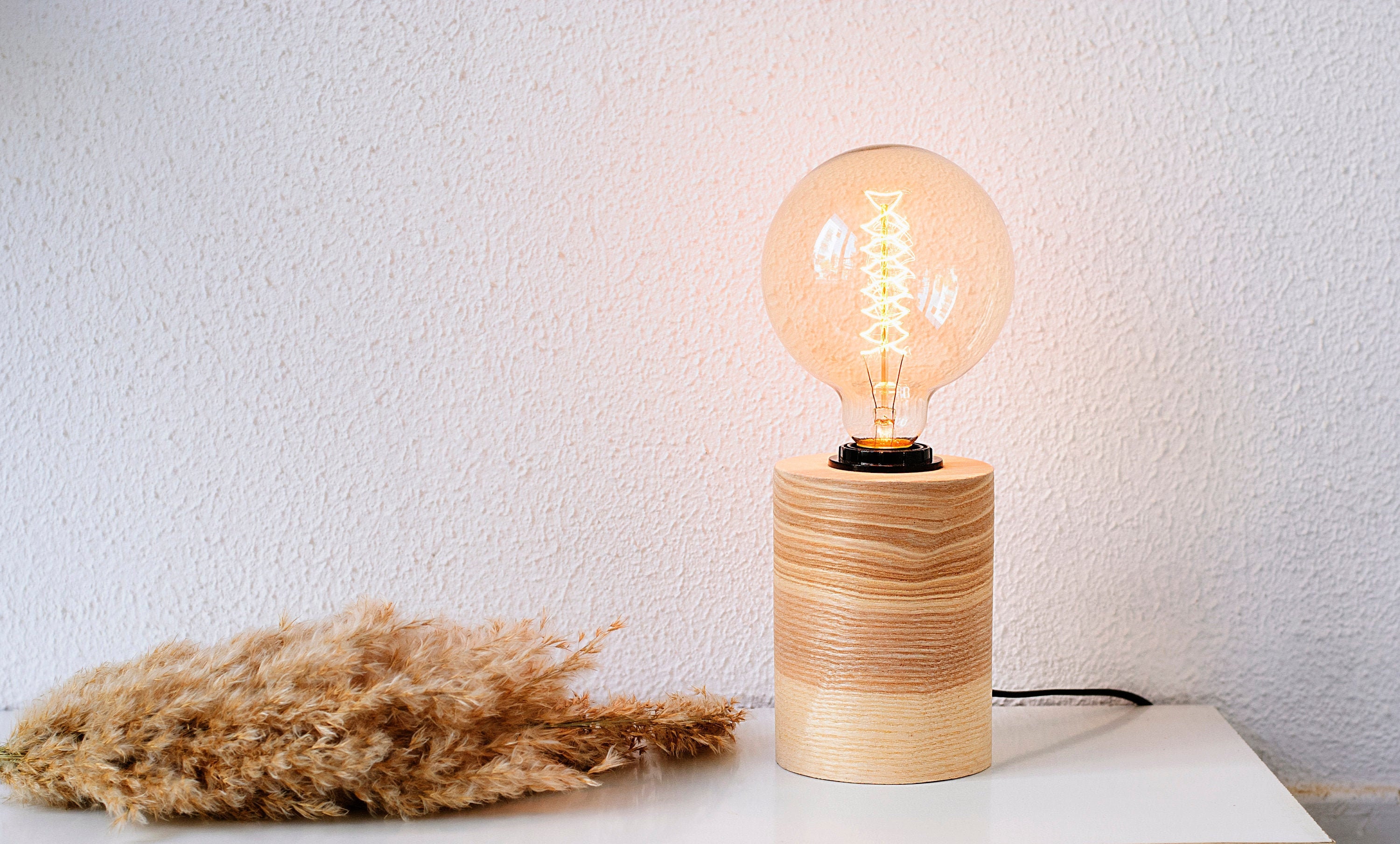 lampe De Table En Bois,