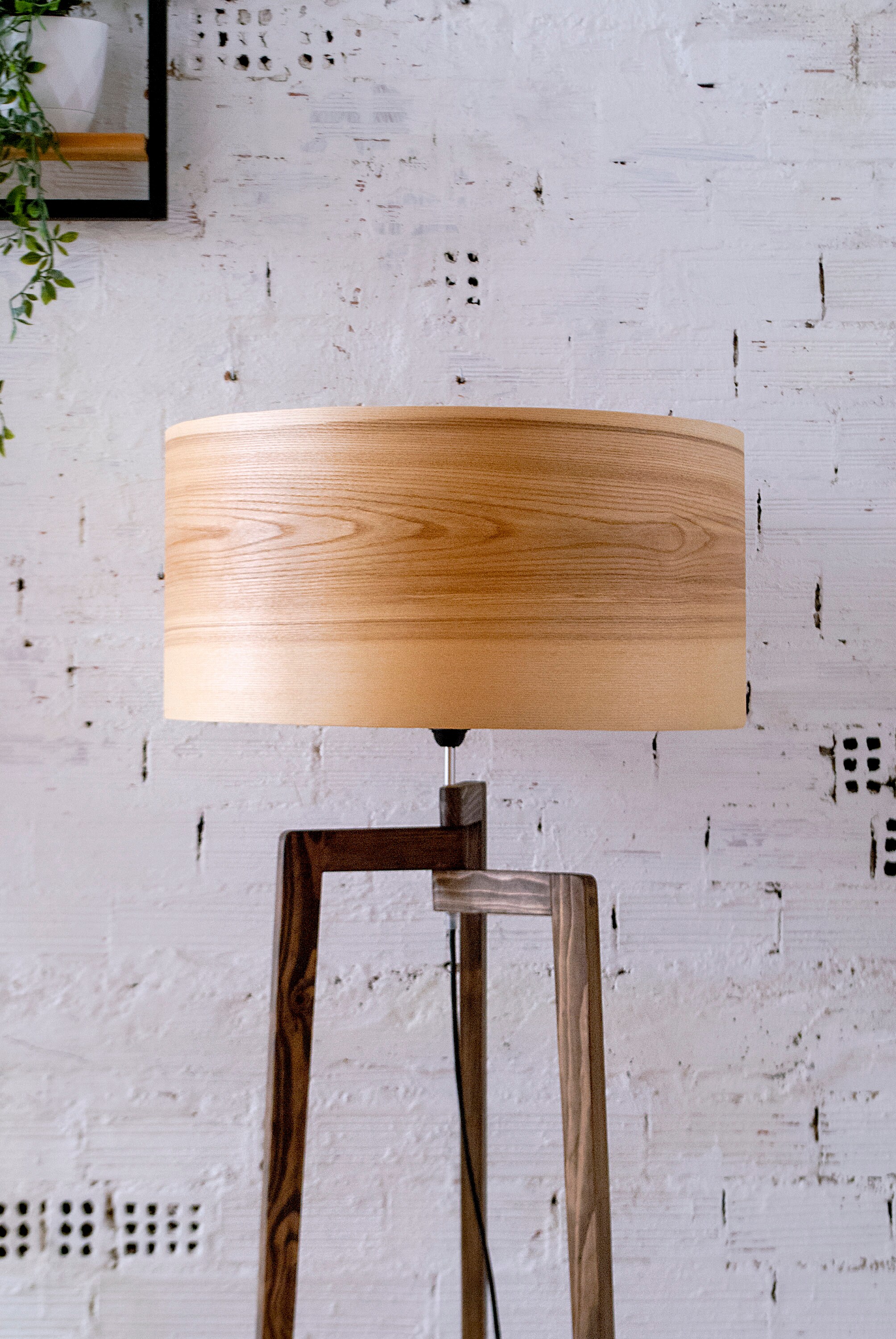 View of Scandinavian Decor Floor Lamp, Rustic Decor Light Fixture, Floor Lamp ...