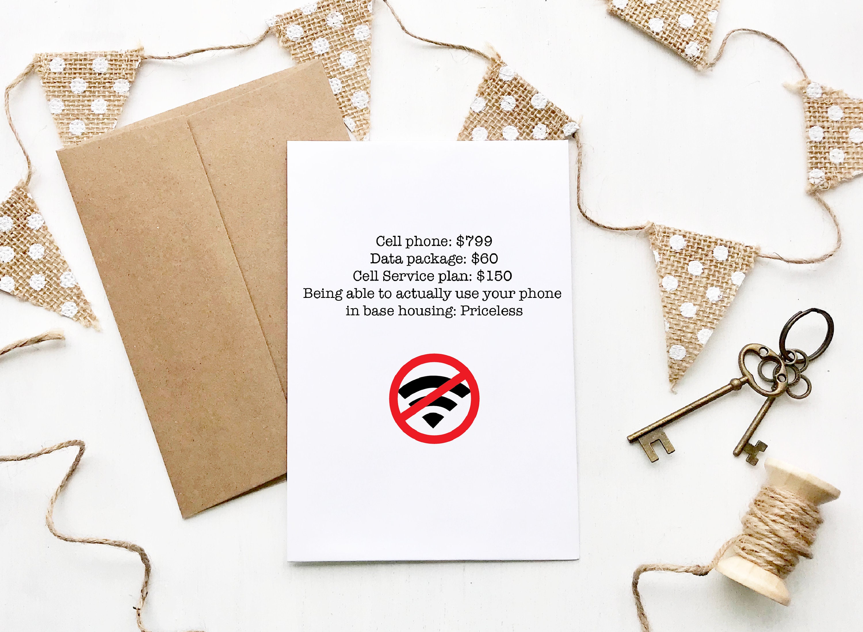 Carte Humour Militaire Carte Wifi Vie Militaire Carte De Etsy