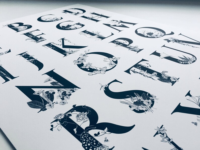 Alphabet print poster image 3