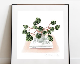 Grow print - plant print - propagation print - kitchen print- house plant print - plant lover