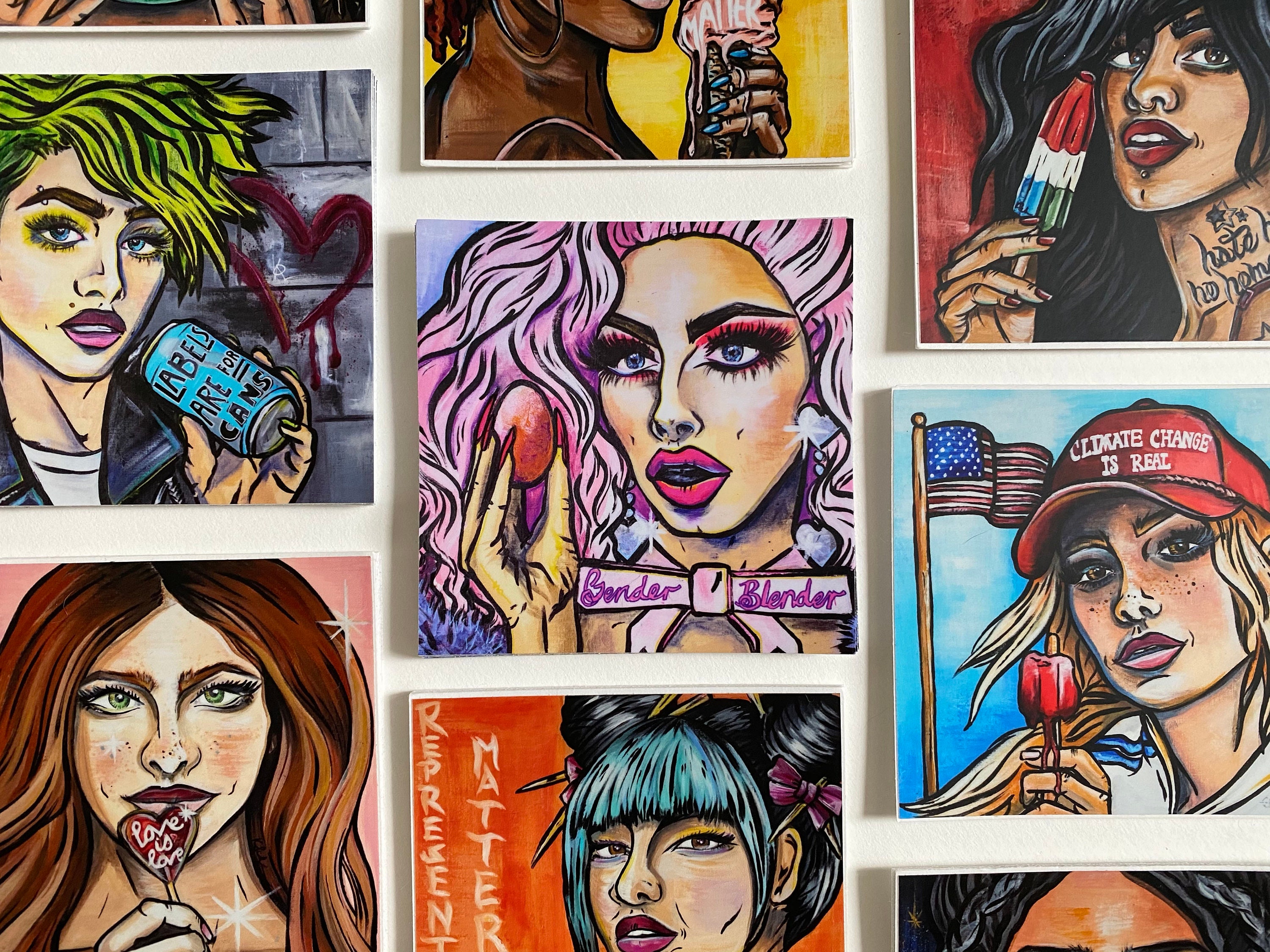 Gender Blender Sticker/Imán / Vinyl Sticker / Refrigerador Etsy