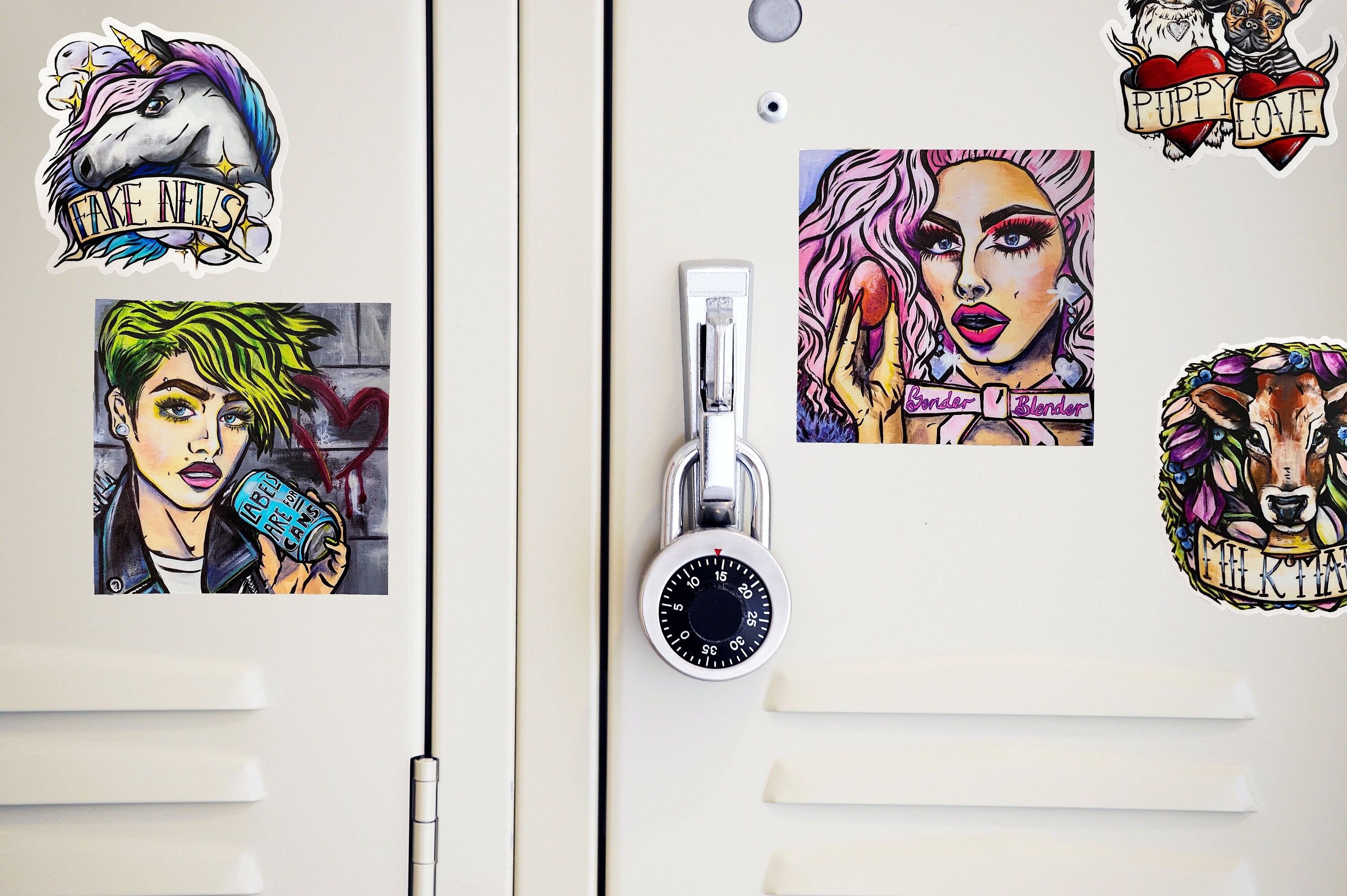 Gender Blender Sticker/Imán / Vinyl Sticker / Refrigerador Etsy