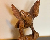 One of a Kind Hand Carved Falcon