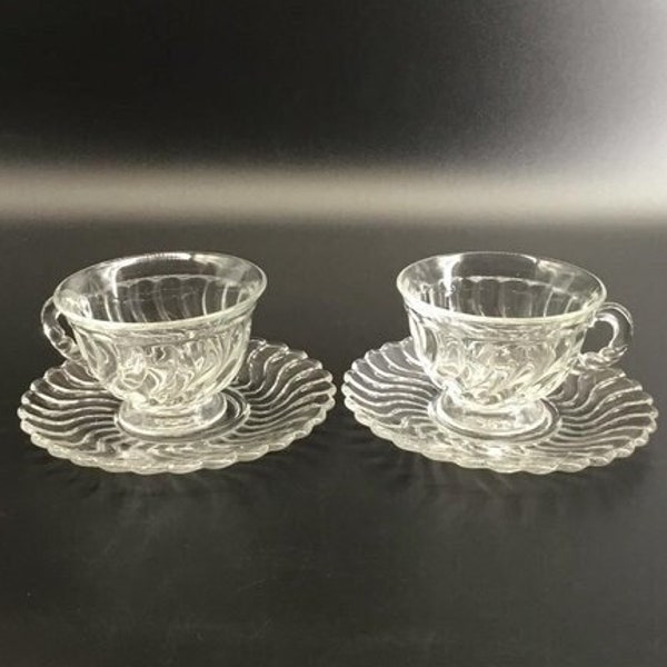 Cup &Saucer Set Colony by FOSTORIA (2)