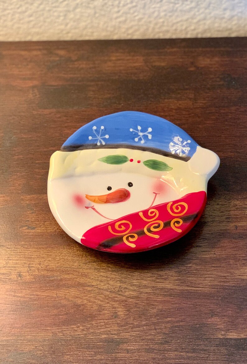 Snowman Studio 33 Plate Etsy