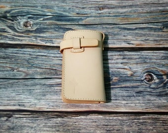 Middle Wallet Handmade, Mans Wallet, veg-tan leather, Gift