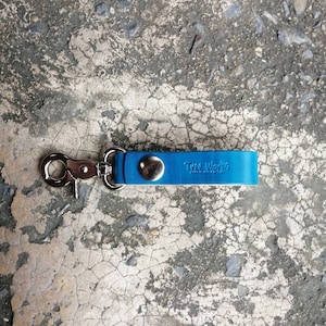 Llavero de cuero personalizado,Llavero,Llavero,Cuero vegetal,Regalo, grano completo