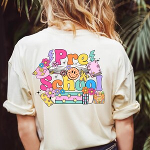 Personalized Preschool Teacher Shirt: Custom Pre-K Back to School Tee for Early Childhood Educators
