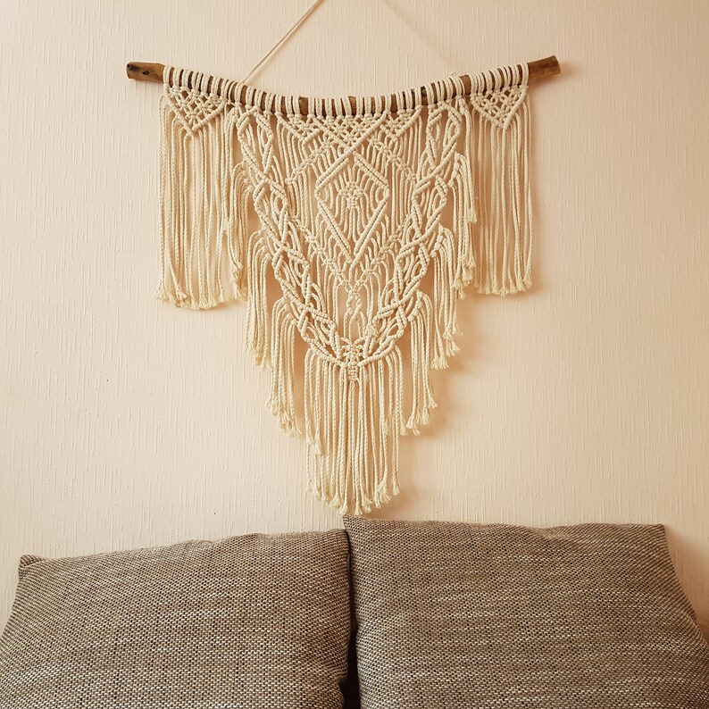 macrame tapestry wall art