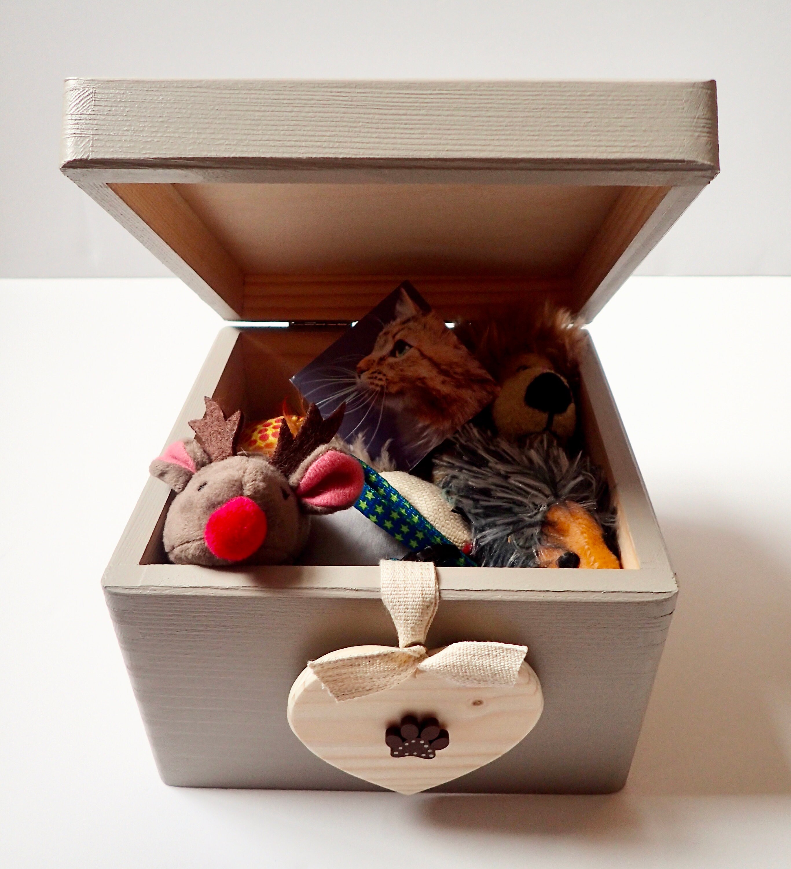 Personalised Cat Memory Box Rustic Pet Keepsake Box Wooden Etsy