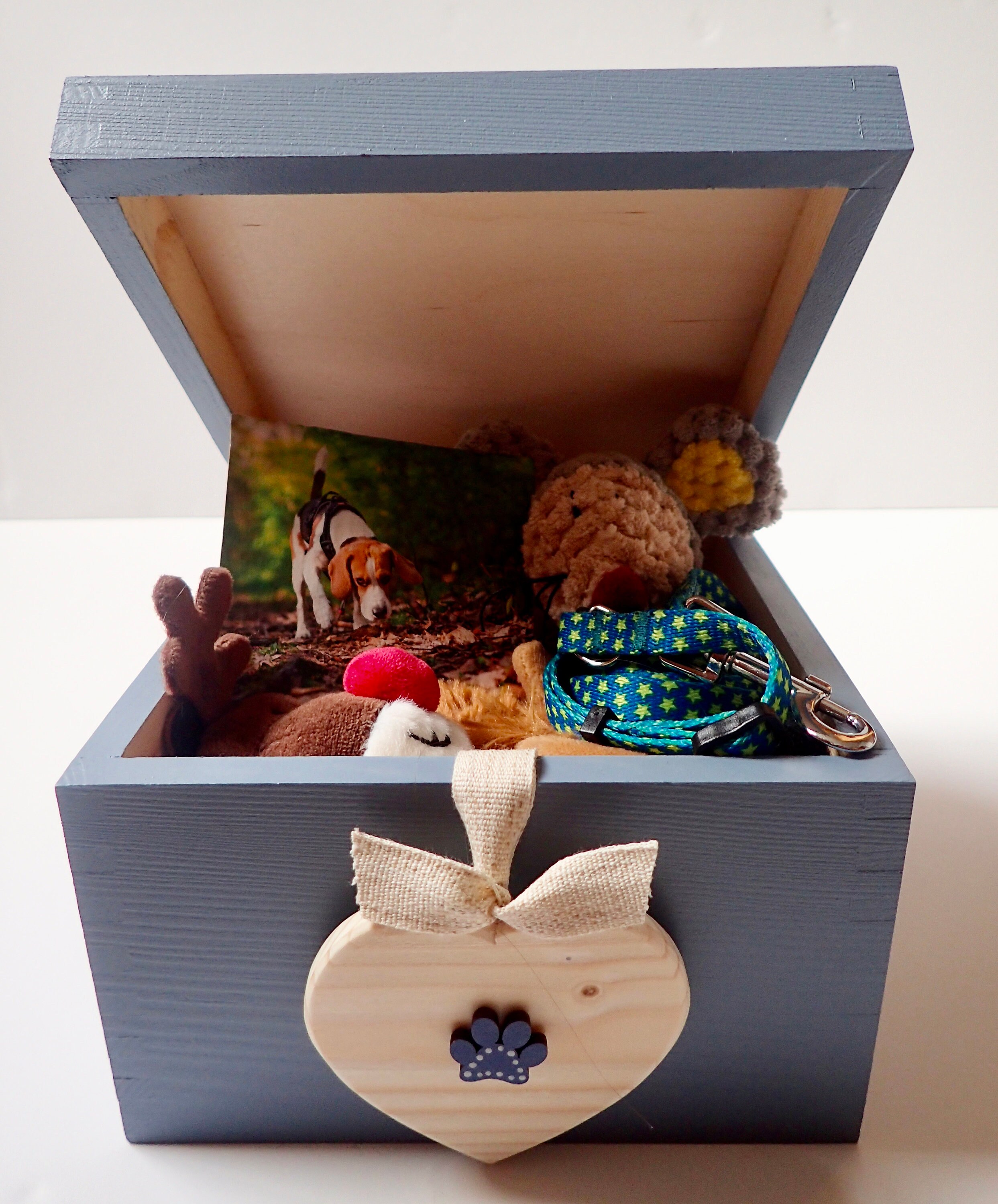 Personalised Dog Memory Box Rustic Pet Keepsake Box Wooden Etsy UK