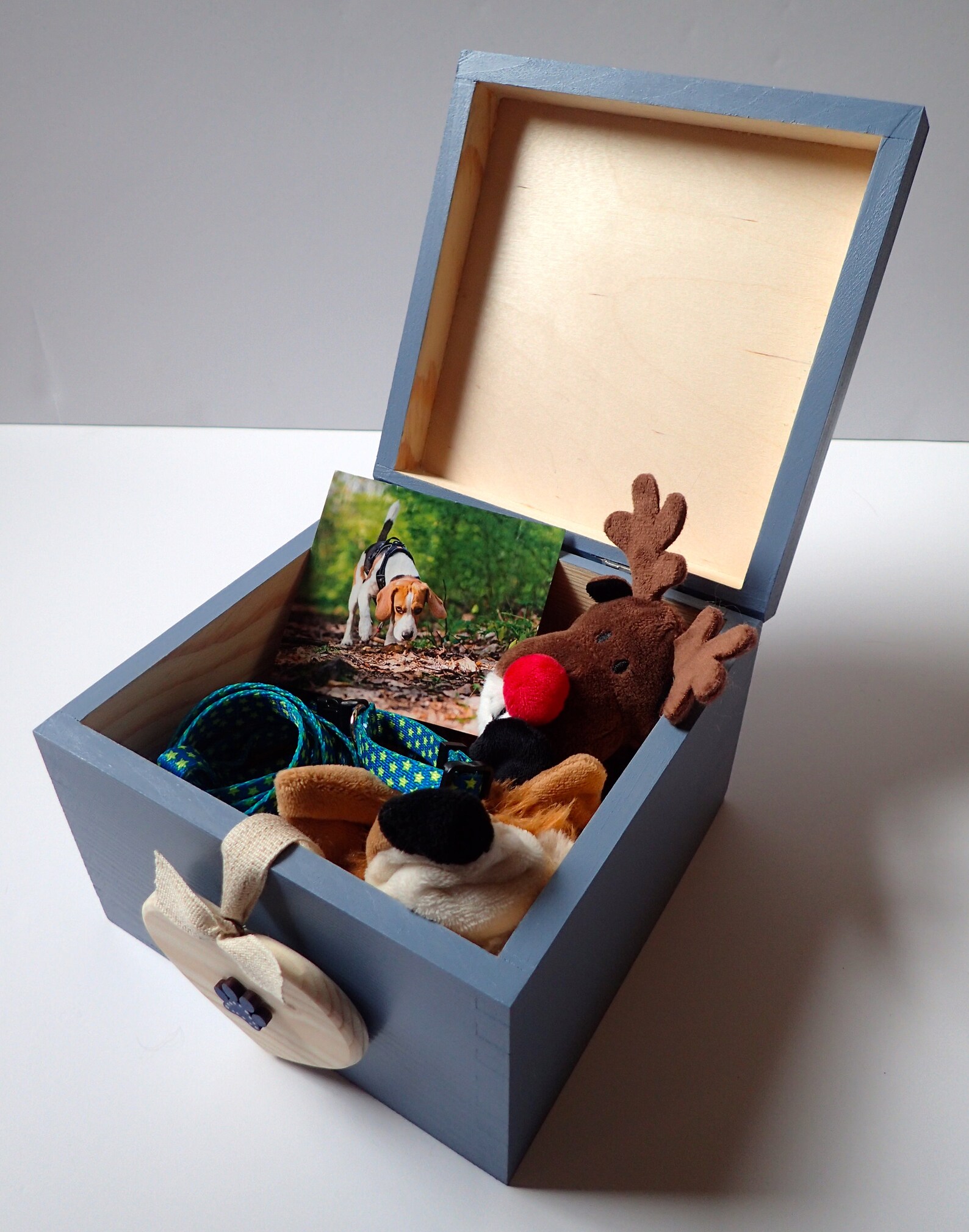 Personalised Dog Memory Box Rustic Pet Keepsake Box Wooden Etsy