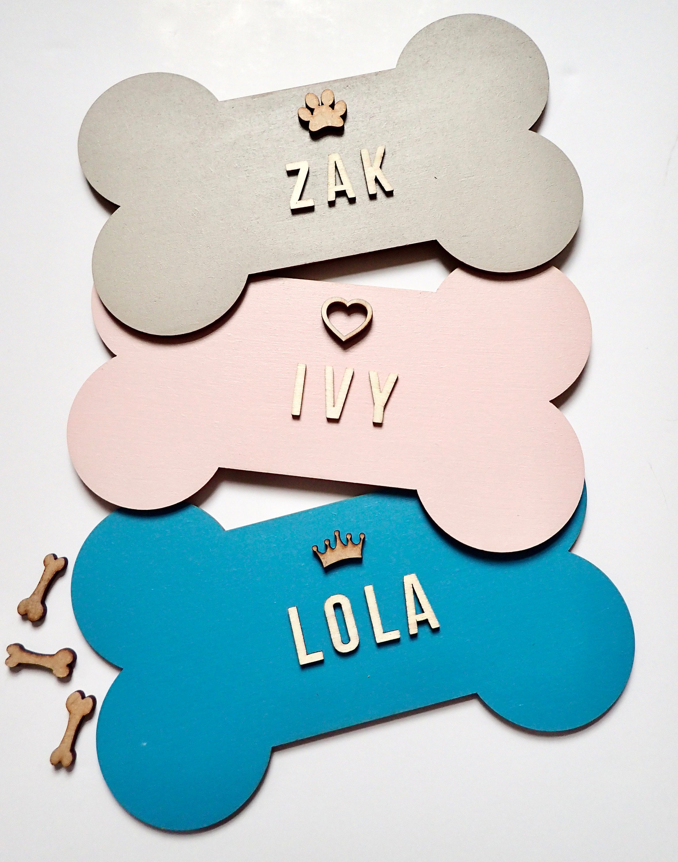 Personalised Dog Name Sign Dog House Sign Bone Shaped Pet Etsy UK