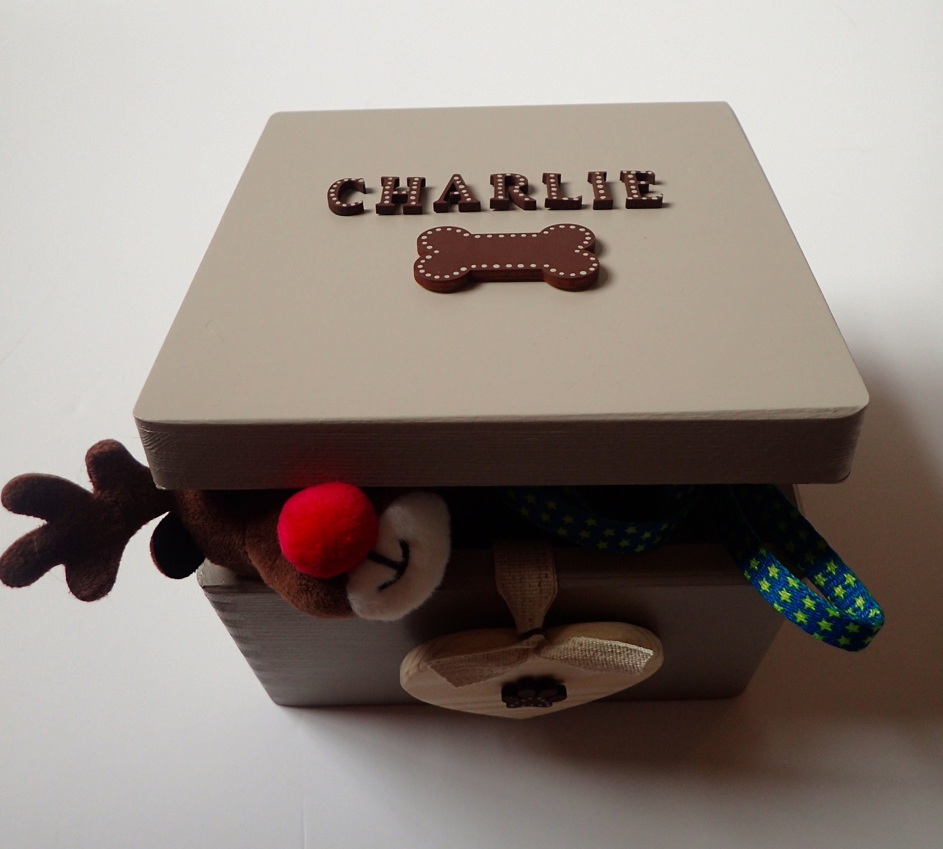 Personalised Dog Memory Box Rustic Pet Keepsake Box Wooden Etsy