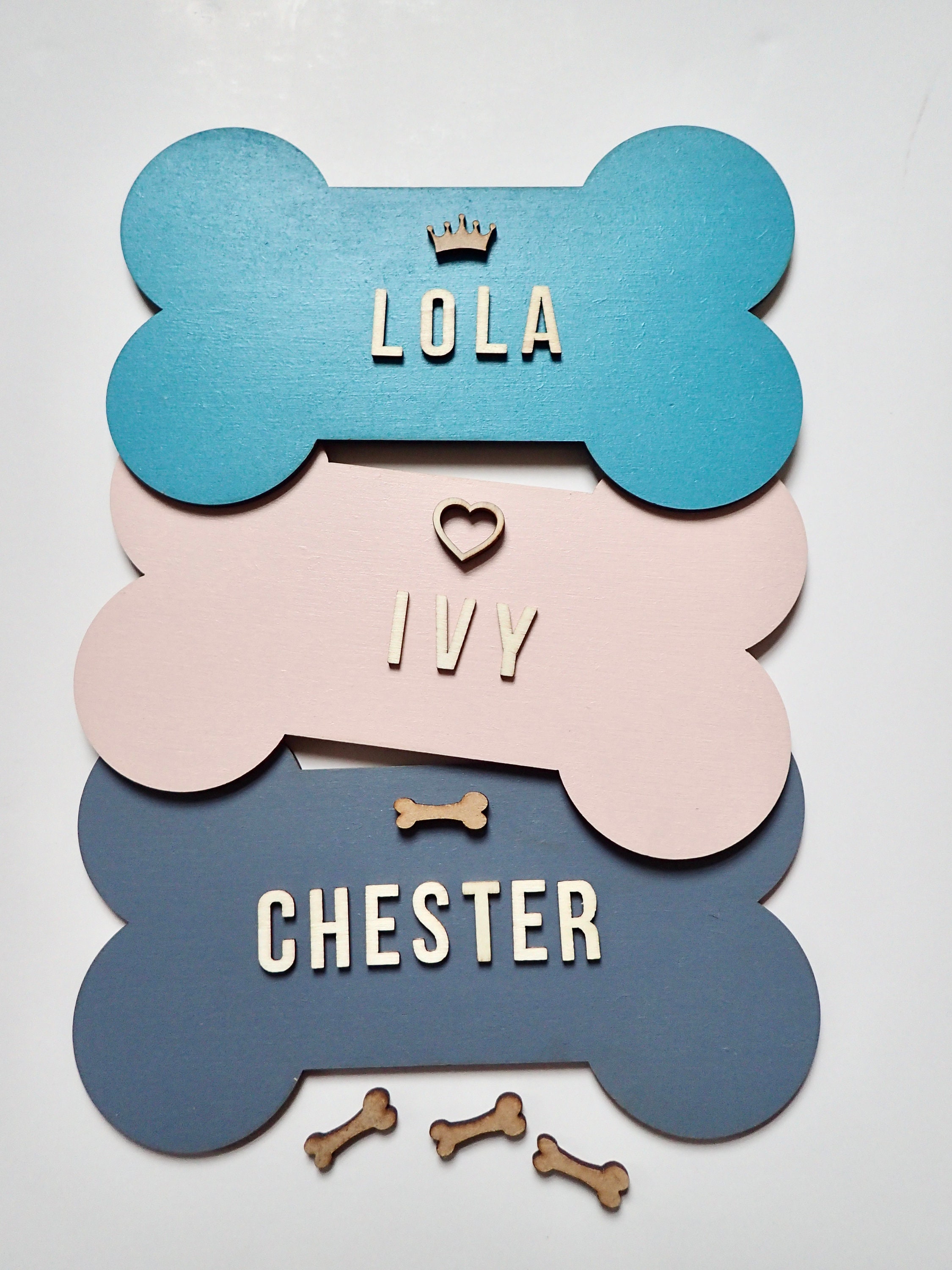 Personalised Dog Name Sign Dog House Sign Bone Shaped Pet Etsy UK