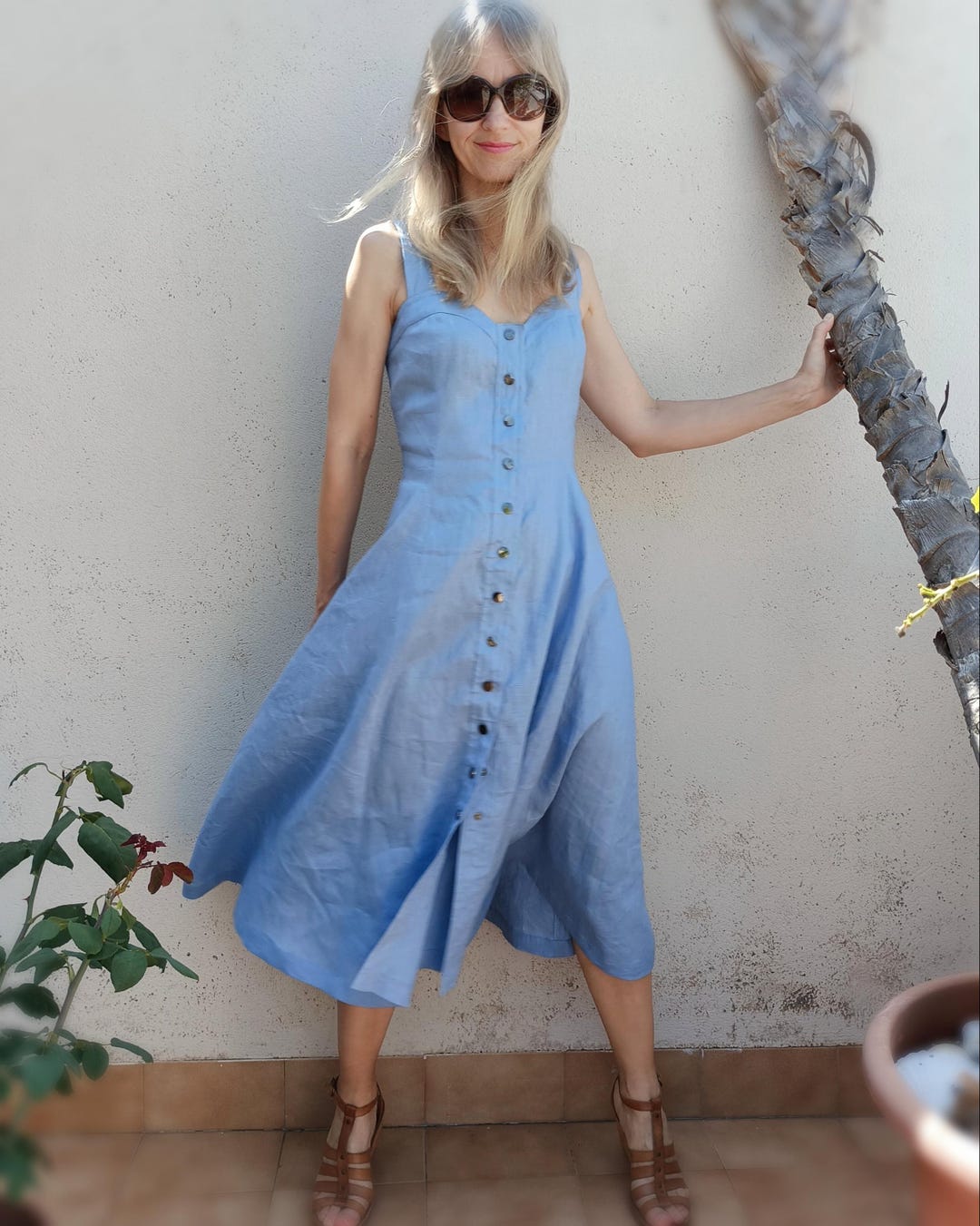 Front Snap Dress main image 1