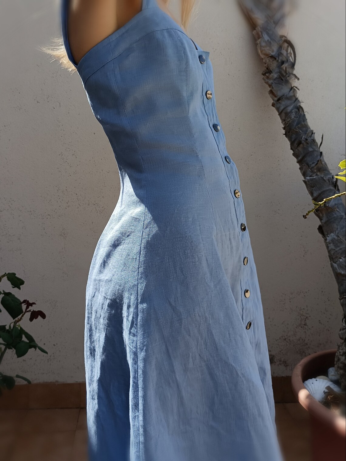 Front Snap Dress