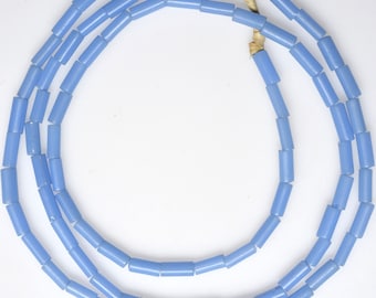 28 Inch Strand of Small Drawn Venetian Glass Beads  - Vintage African Trade Beads - PY201