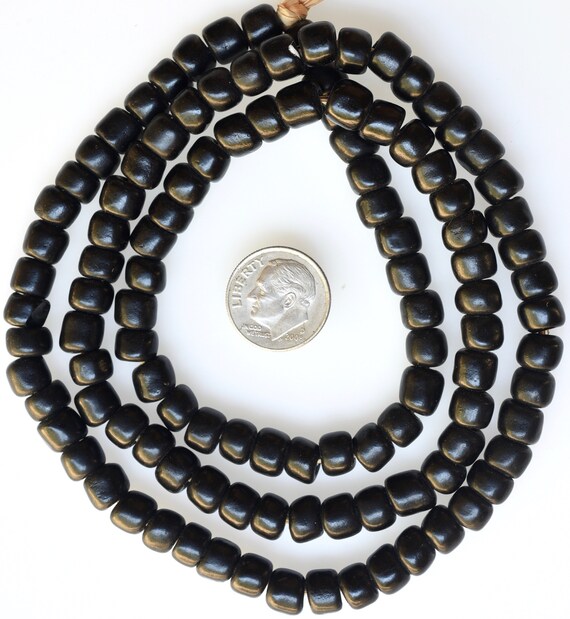 Strand old bohemian crow trade beads türkis