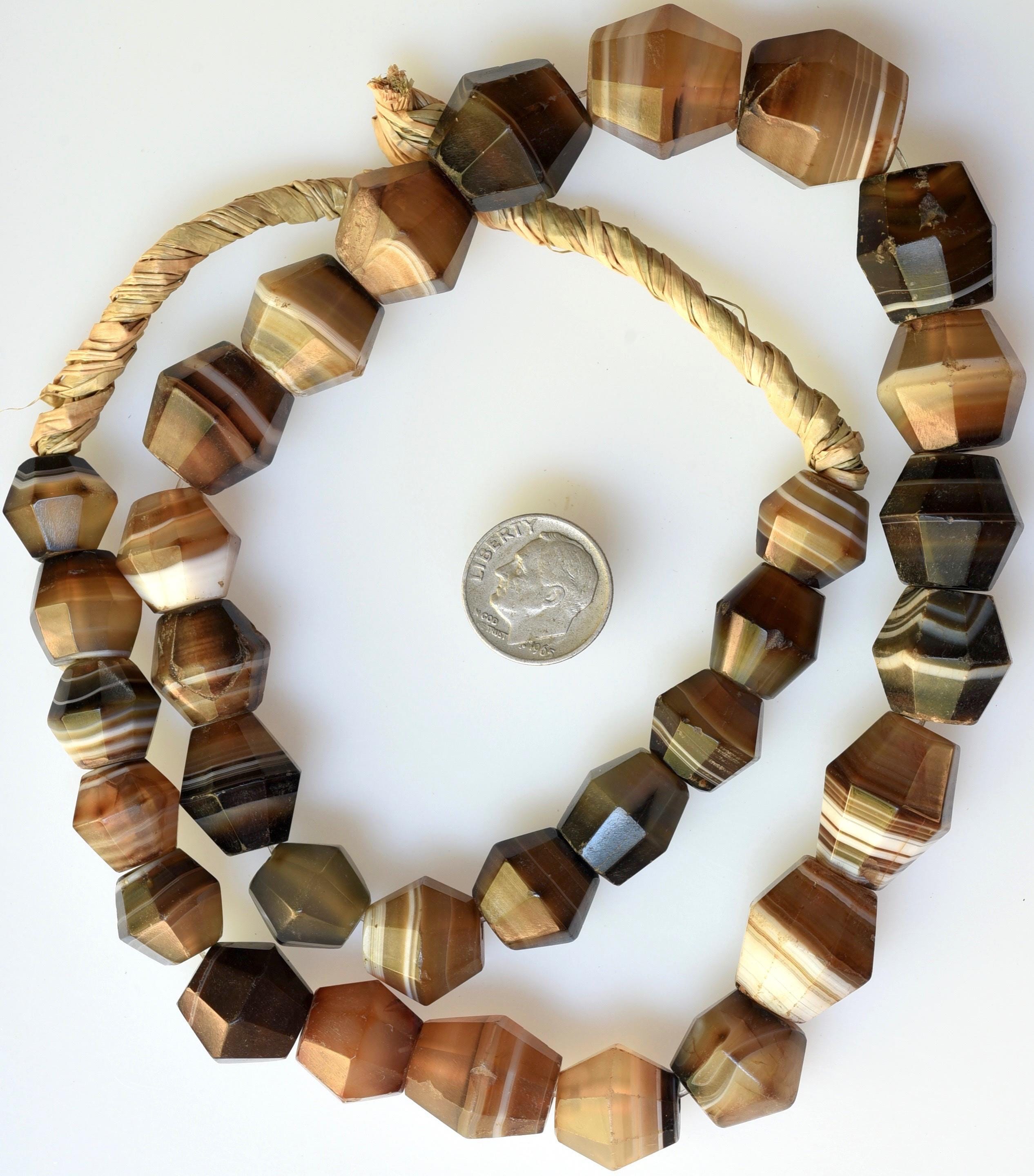 Old Agate Beads - Etsy