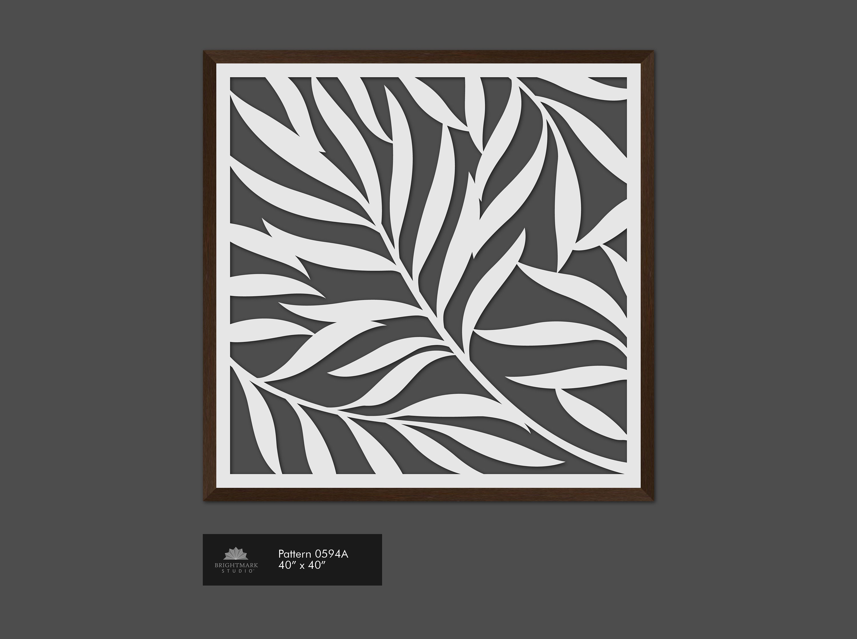 Palm Leaves Custom Framed Art. Large Wall Hanging 30 x Etsy