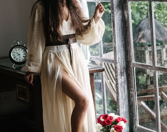 Long Dress &#39;Sueño&#39; Off White