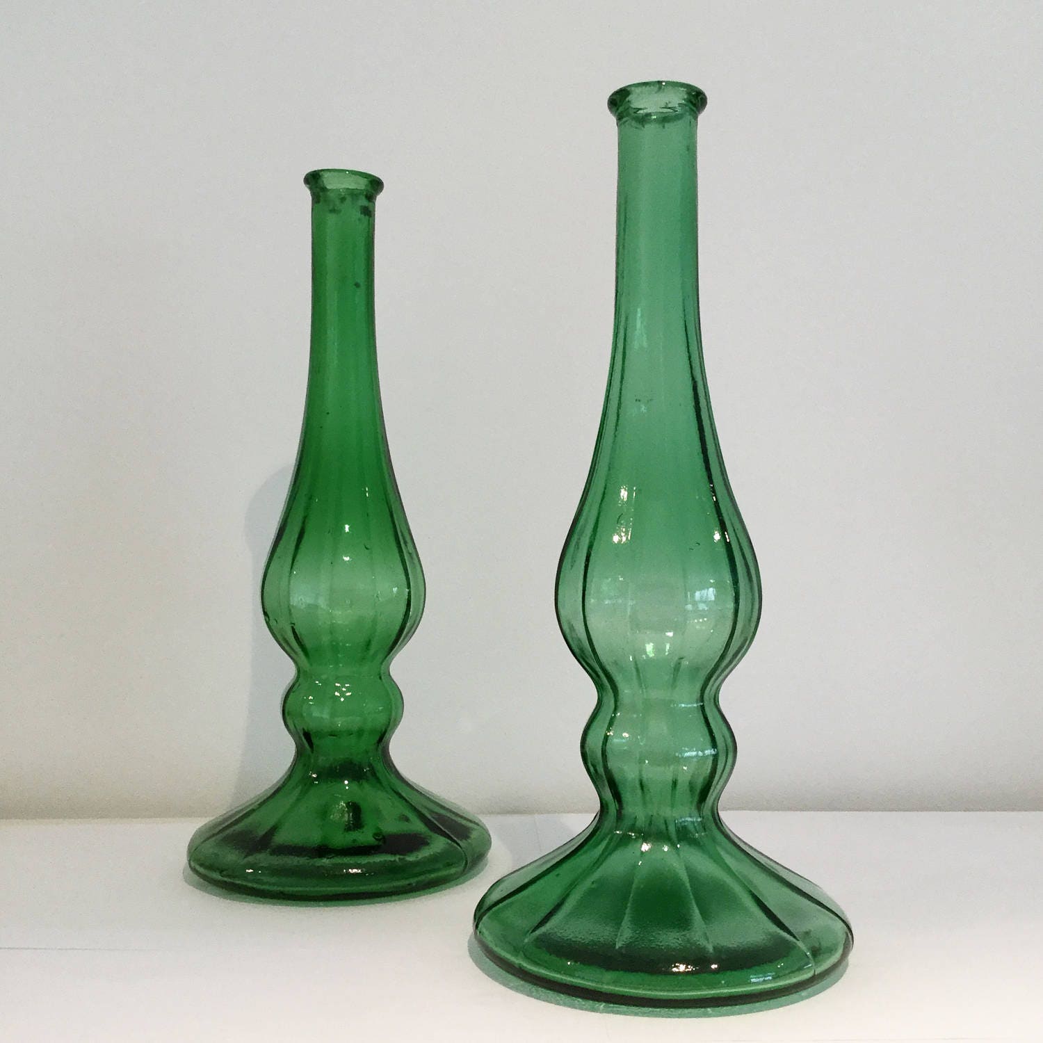 Verrerie Vintage Vases ou Bougeoirs