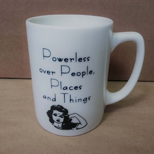 Powerless Slogan Ceramic Mug