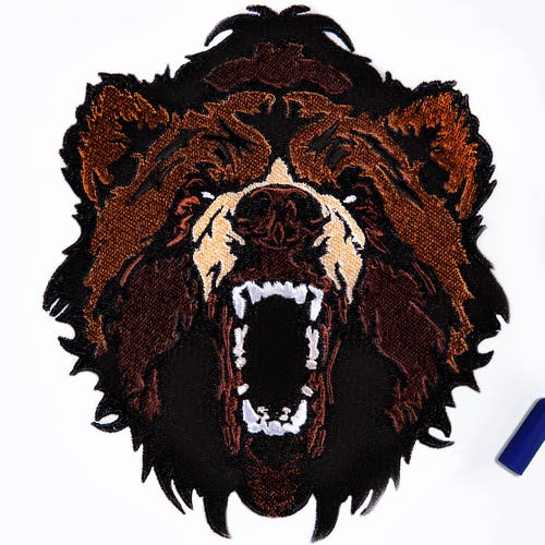 Chicago Bears Iron-On Or Sew-On Embroidered Patch | NFL Football Team Logo Patch