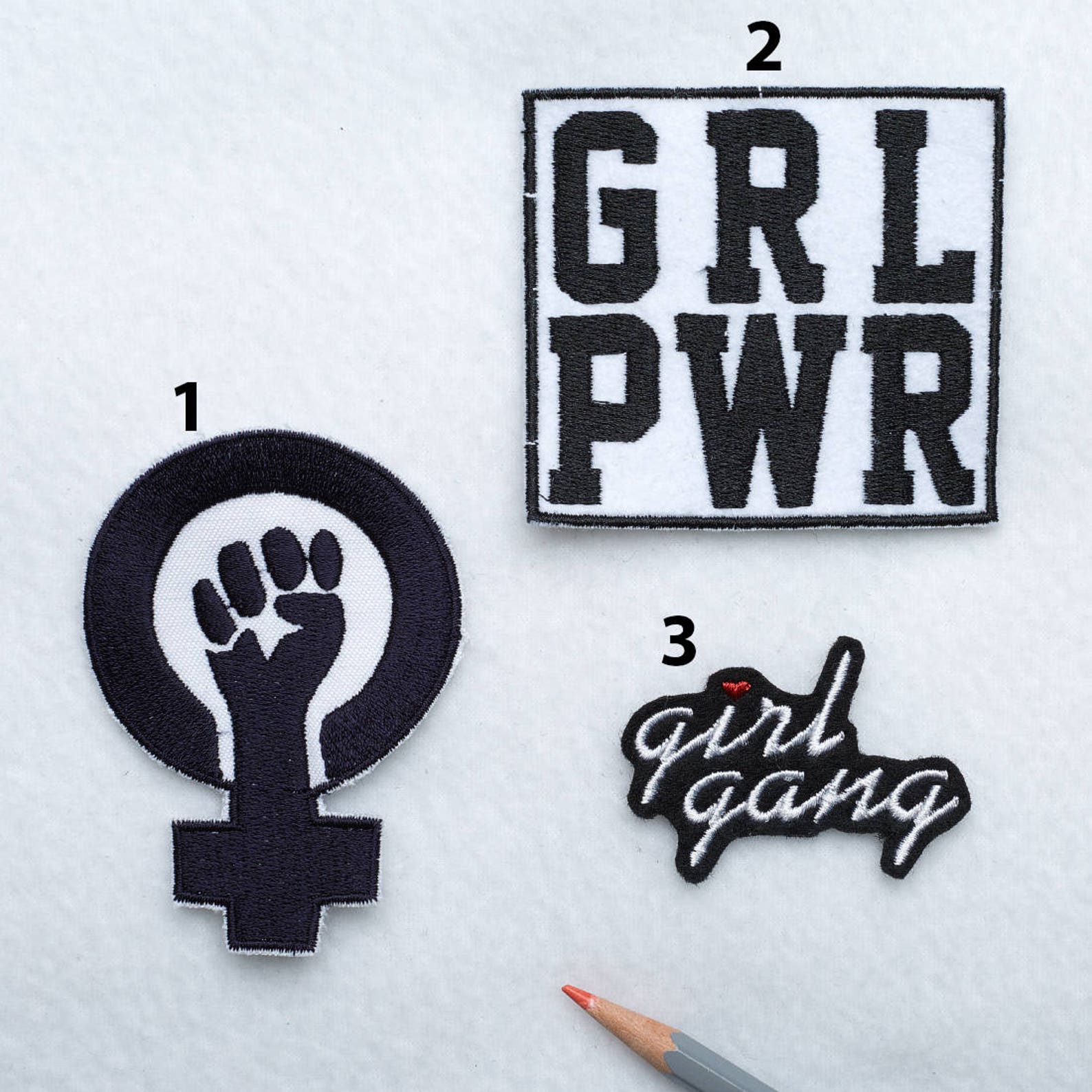 Girl Power Patch Girl Gang Patch Feminist Patches Embroidery Etsy