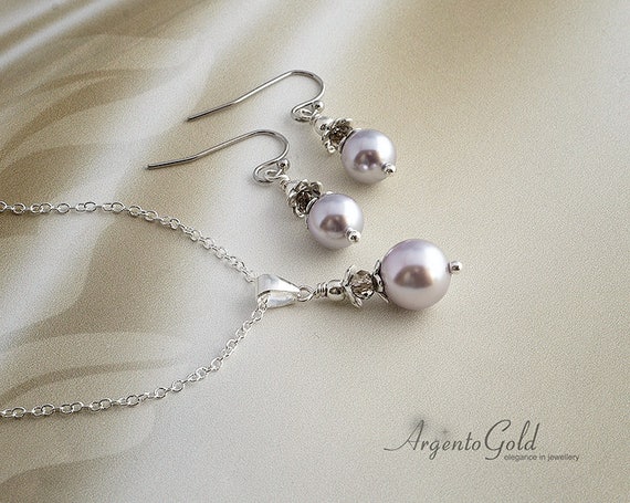 Argento necklace and earring set discount