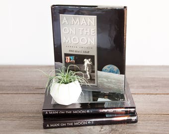 A Man On The Moon, Space History Books, 3 Volume Book Set, Books About Astronauts, Space Gifts, Space Books, Time Life Books, US Space Race