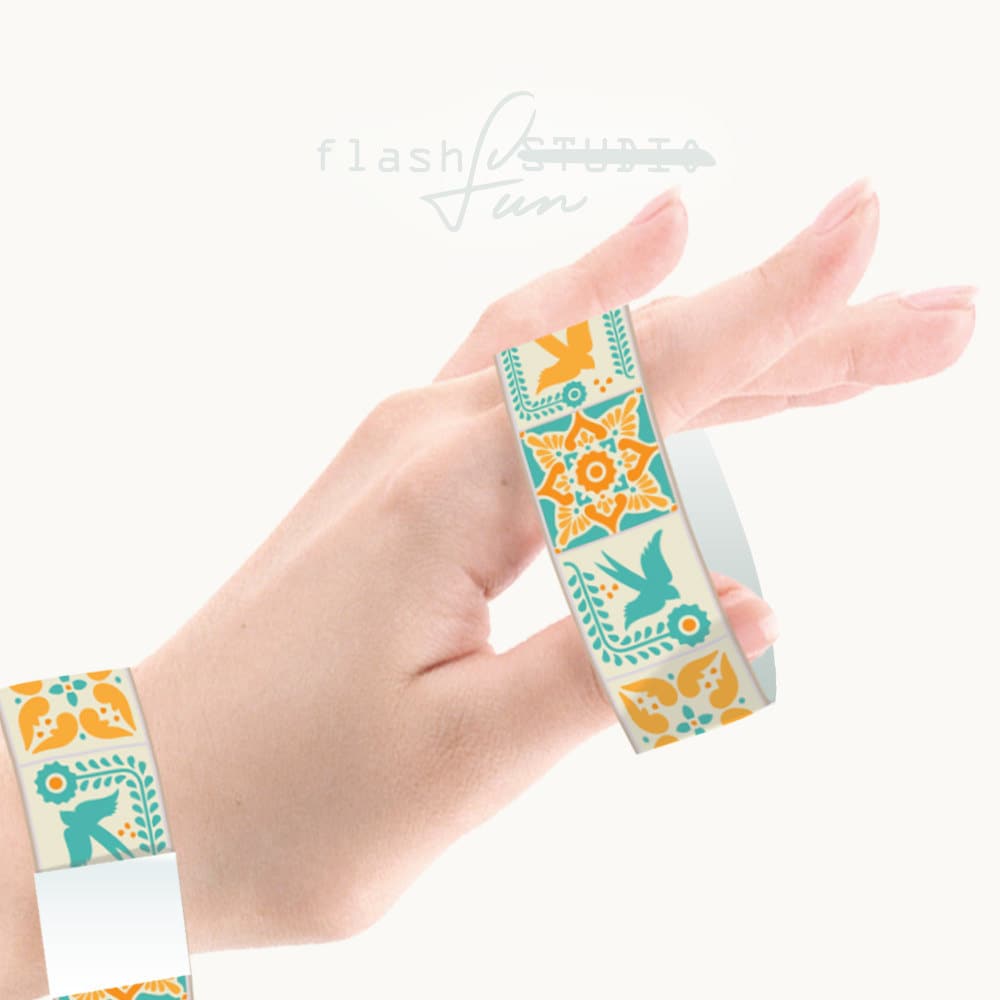 Printable Wristband Paper Wristband Template Party Etsy