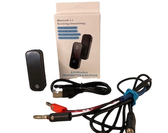 Europeisk vintage- eller antikradio Bluetooth-adapterkit