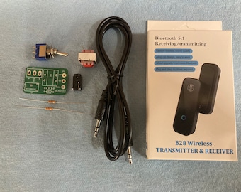 Retro vintage eller antik radio med Bluetooth och FM-uppgraderingskit