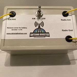 AM SW Antenna Signal Booster For Antique Vintage Tube Radios