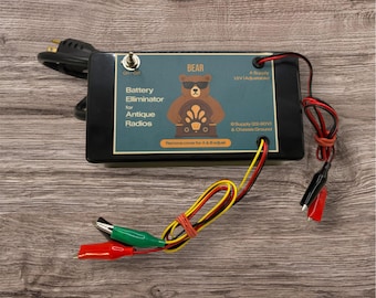 Battery or “Farm” Radio Power Supply Battery Eliminator