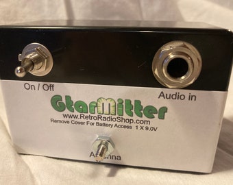 GtarMitter Guitar AM Transmisor Para Radios Retro Vintage O Antiguas