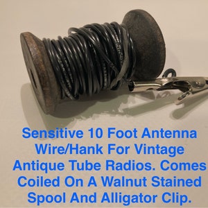AM SW Radio Antenna Stranded Copper Wire Hank – For Antique Vintage Tube Radio