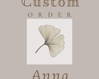 Anna's custom order, headdress with porcelain flowers